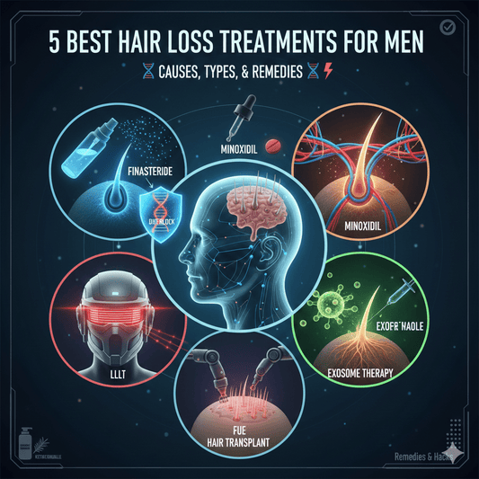 5 Best Hair Loss Treatment for Men: Causes, Types, and Remedies - Alak Gentlemen