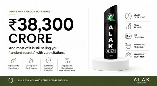 India's ₹38,300 Crore Men's Grooming Market — And Why Most of It Still Doesn't Tell You the Truth - Alak Gentlemen