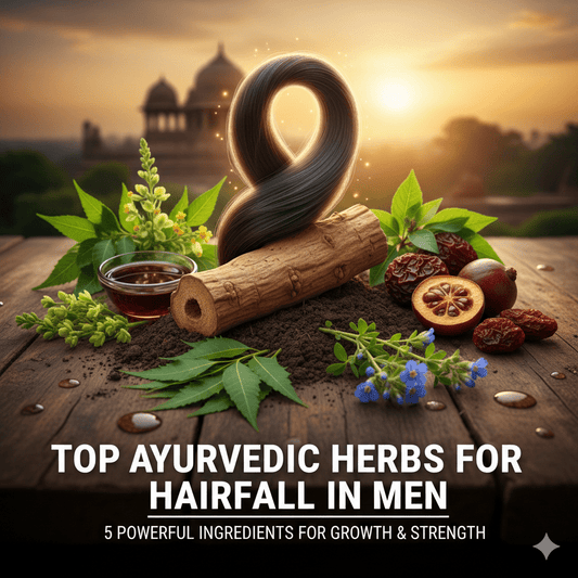 Top Ayurvedic Herbs for Hairfall in Men – 5 Powerful Ingredients for Growth & Strength - Alak Gentlemen
