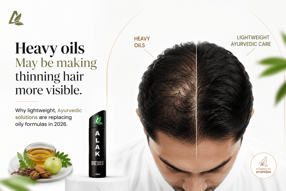 Why Indian Men Are Quietly Ditching Heavy Hair Oils in 2026 - Alak Gentlemen