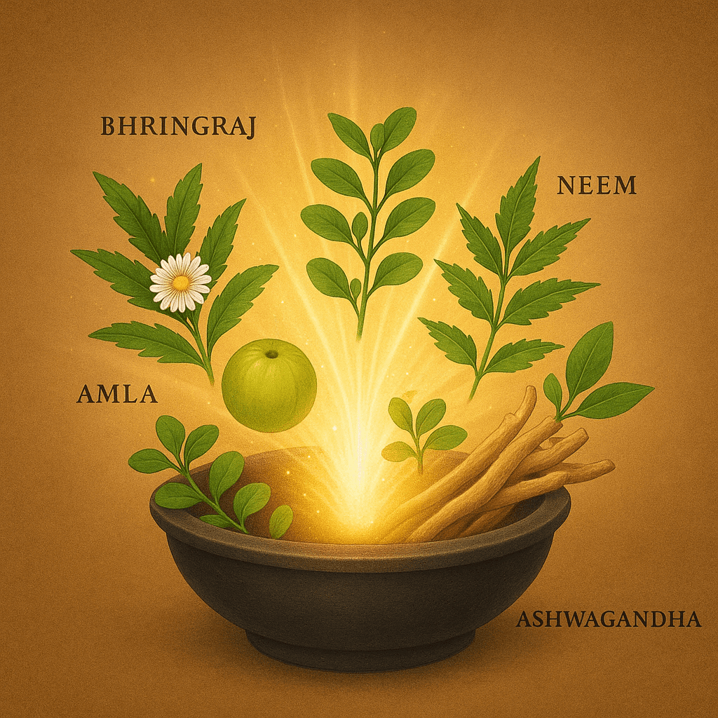 Top ayurvedic herbs for hairfall in men