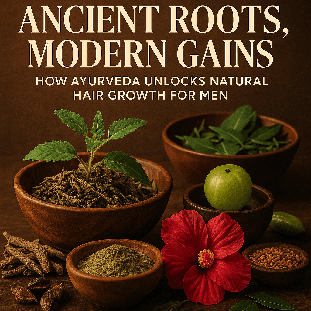 Ayurvedic hair care for men